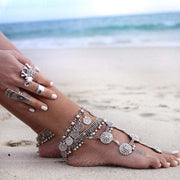 Women Anklets Chain
 Style: Europe and America
 
 Material: Alloy
 
 Processing: Plating
 
 Type : Anklet
 
 Style: Women's
 
 Modeling: Geometry
 
 Packaging: Individually packed
 
 MASAAS Merch DesignDesigns by SAASWomen Anklets Chain