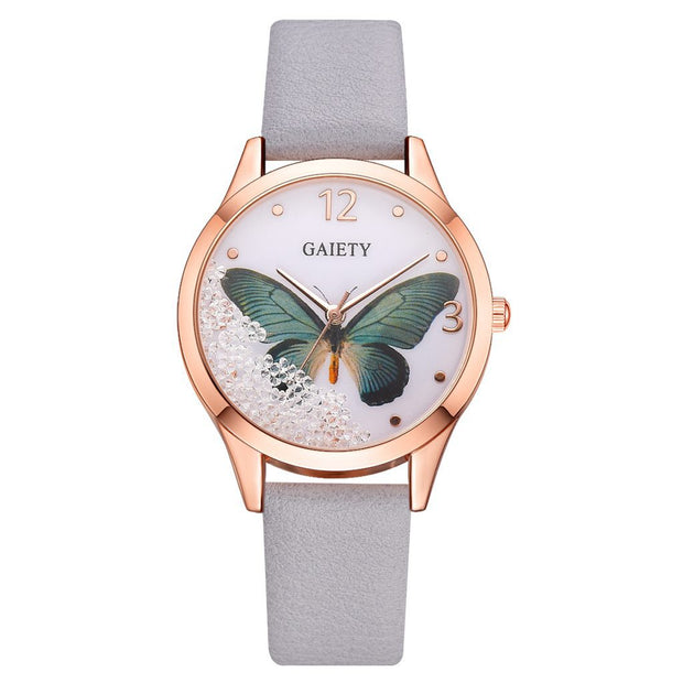 Gaiety Brand Women Watches Luxury Removable Rhinestone Butterfly WatchWSAAS Merch Design