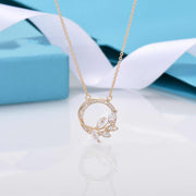 Diamond Vine Ring Necklace For Women
 Product information:
 
 Type: Necklace
 
 Color: rose gold, yellow gold, platinum
 
 Material: white copper
 
 Shape: Geometric
 
 Popular elements: Nepenthes
 
 SrSAAS Merch DesignDesigns by SAASDiamond Vine Ring Necklace