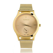 Fashion Alloy Belt Mesh Watch Unisex women's watches Minimalist Style WSAAS Merch Design
