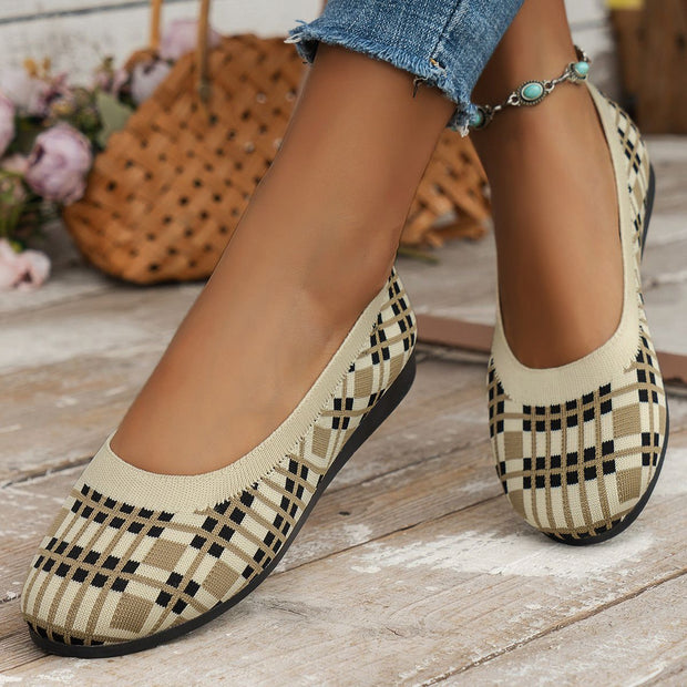 Fashion Plaid Print Flats Shoes New Fashion Casual Breathable Slip On 
 Product information:
 


 Toe shape: round toe
 
 Upper Material:Fabric
 
 Leather Characteristics:Slim
 
 Sole Material: Rubber
 
 Lining Material: Fabric
 
 UppekSAAS Merch DesignDesigns by SAASFashion Plaid Print Flats Shoes