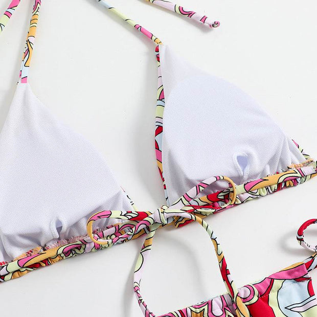 Triangle Printed Bikini For Women With Separate System And Hanging Nec
 Product information:
 


 Applicable gender: female
 
 Fabric name: polyester
 
 Size: S, M, L


 
 Size Information:
 
 Size: S, M, L
 


 
 


 Note:
 
 1. AsianDesigns by SAASDesigns by SAASTriangle Printed Bikini