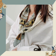 Silk Scarves Twill Sand Wash Small Square Scarf Women
 Product information:


 Material: Silk
 
 Style: European and American
 
 Feature: Animal pattern
 
 Color: powder blue big square scarf


 


 Size Information:
 GSAAS Merch DesignDesigns by SAASSilk Scarves Twill Sand Wash Small Square Scarf Women