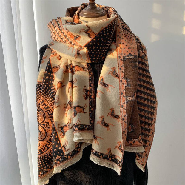 Color Blocking And Matching Cashmere Scarves For Women
 
 Product information:
 
 
 Material: imitation cashmere
 
 Applicable gender: female
 
 Function: thermal insulation
 
 Pattern: color blocking
 
 Length (CM): 19GSAAS Merch DesignDesigns by SAASMatching Cashmere Scarves