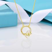Diamond Vine Ring Necklace For Women
 Product information:
 
 Type: Necklace
 
 Color: rose gold, yellow gold, platinum
 
 Material: white copper
 
 Shape: Geometric
 
 Popular elements: Nepenthes
 
 SrSAAS Merch DesignDesigns by SAASDiamond Vine Ring Necklace