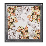 Flower Elegant High-end Imitated Silk Scarves Women
 Product information:
 
 Processing process: Printing
 
 Fabric name: Polyester
 
 Color: D9220-pink, D9220-black and white, D9220-Orange
 
 Main fabric compositionGSAAS Merch DesignDesigns by SAASFlower Elegant High-end Imitated Silk Scarves Women