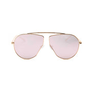 Chic Aviator Sunglasses Collection - Classic Metal Frame Pink Mirror SMSAAS Merch Design