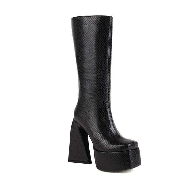 Fashion And Personality High Boots For Women
 Product Information:
 
 Upper material: artificial PU
 
 Applicable gender: female
 
 Style: Casual
 
 Color: Black, Red, Blue, White
 
 
 Dimension information:
 BSAAS Merch DesignDesigns by SAASPersonality High Boots