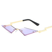 Fashion rimless sunglasses for women
 Specifications: Conventional
 
 Glasses structure: frame
 
 Whether it is polarized: No
 
 Lens material: PC
 
 Style: Metal
 
 Anti-UV grade: UV400
 
 Style: UnivMSAAS Merch DesignDesigns by SAASFashion rimless sunglasses