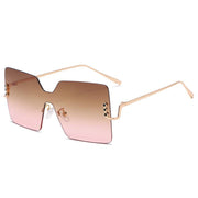 New Large Frame Square Sunglasses For Men And Women
 Product information:
 


 Frame Material: Metal
 
 Lens color: pink, gray, blue, brown
 
 Transmittance Classification: Class 1/Light Colored Sunglasses
 
 GlassesMSAAS Merch DesignDesigns by SAASLarge Frame Square Sunglasses