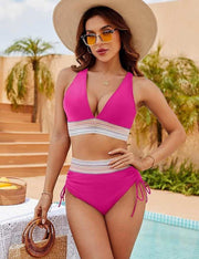 Chic Oasis Halterneck Crochet-Knit Trim BikiniEmbrace the essence of summer with our "Chic Oasis Halterneck Bikini," designed for the modern woman who celebrates both style and comfort. This elegant two-piece swDesigns by SAASDesigns by SAASChic Oasis Halterneck Crochet-Knit Trim Bikini
