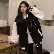 New Loose And Slim Tops Long-sleeved Jackets Short Coats
 Product information:
 


 Popular elements: towel embroidery double screw
 
 Collar type: V neck
 
 Fabric name: cotton
 
 Main fabric composition 2: polyester
 
 jSAAS Merch DesignDesigns by SAASLoose