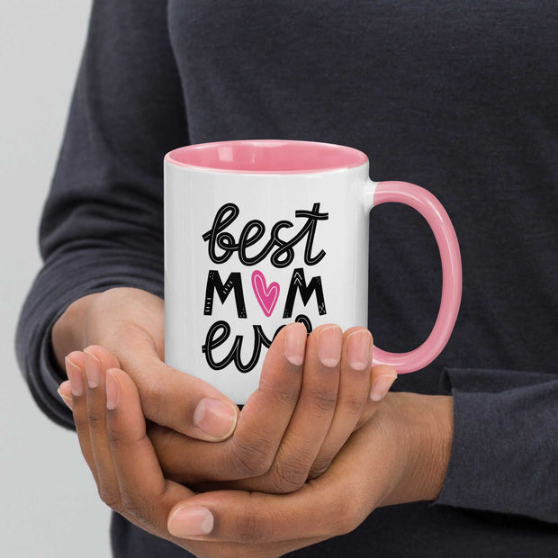 Best Mom Ever Mug with Color InsideStart your day with a warm embrace from this charming "Best Mom Ever" mug, the perfect gift to show appreciation for the wonder woman in your life. This delightful cDesigns by SAASDesigns by SAASColor Inside