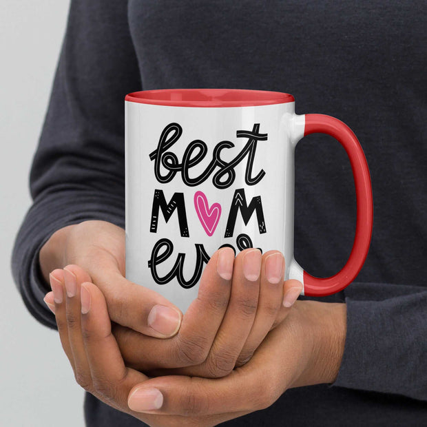 Best Mom Ever Mug with Color InsideStart your day with a warm embrace from this charming "Best Mom Ever" mug, the perfect gift to show appreciation for the wonder woman in your life. This delightful cDesigns by SAASDesigns by SAASColor Inside